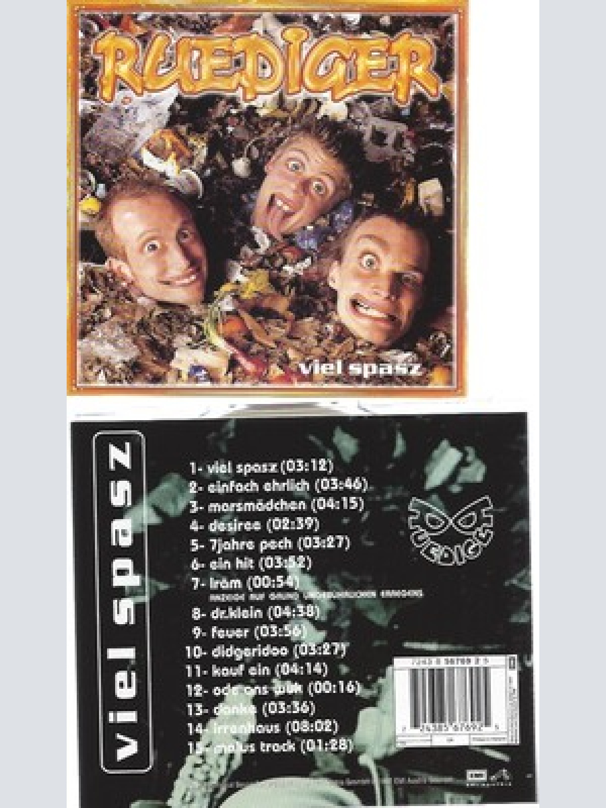 CD--RUEDIGER -1997- -- VIEL SPASZ!