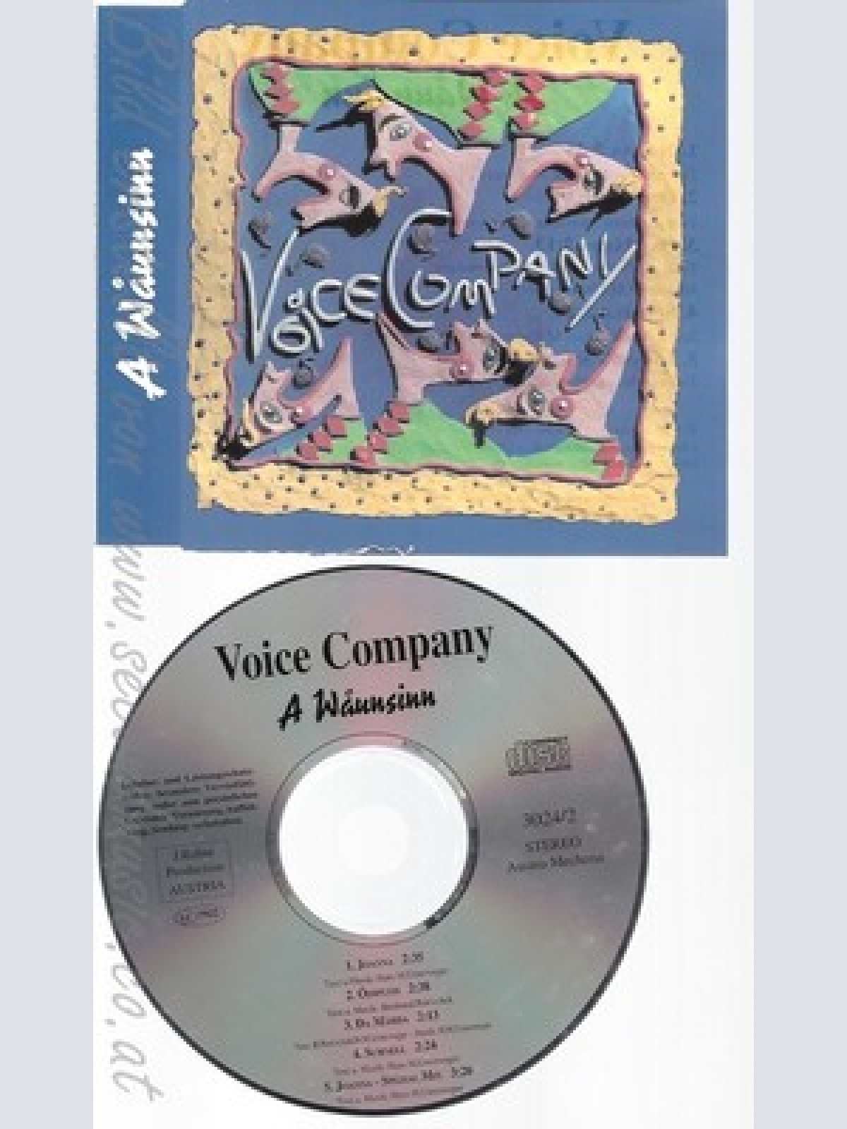 CD--VOICE COMPANY - SINGLE -- A WANNSINN