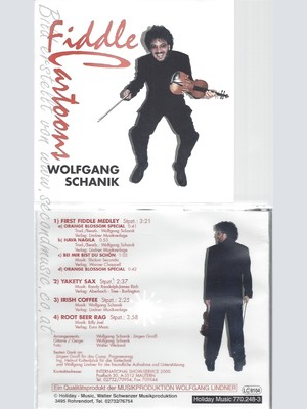 CD--FIDDLE CARTOONS--WOLFGANG SCHANIK
