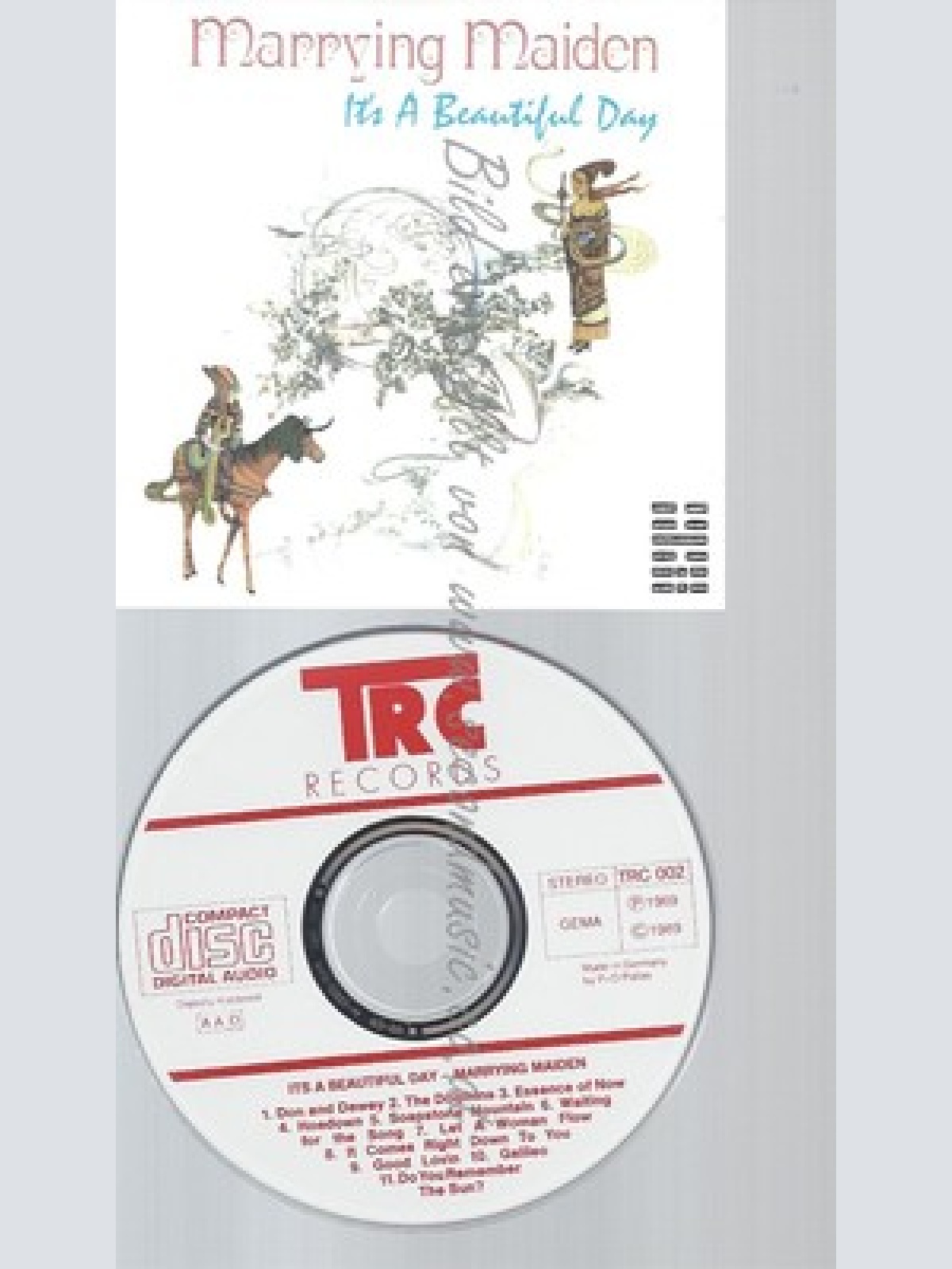 CD--MARRYING MAIDEN--IT'S A BEATIFUL DAY--TRC 1989