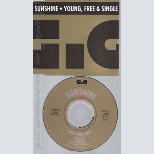 CD--SUNSHINE -- --- YOUNG,FREE & SINGLE