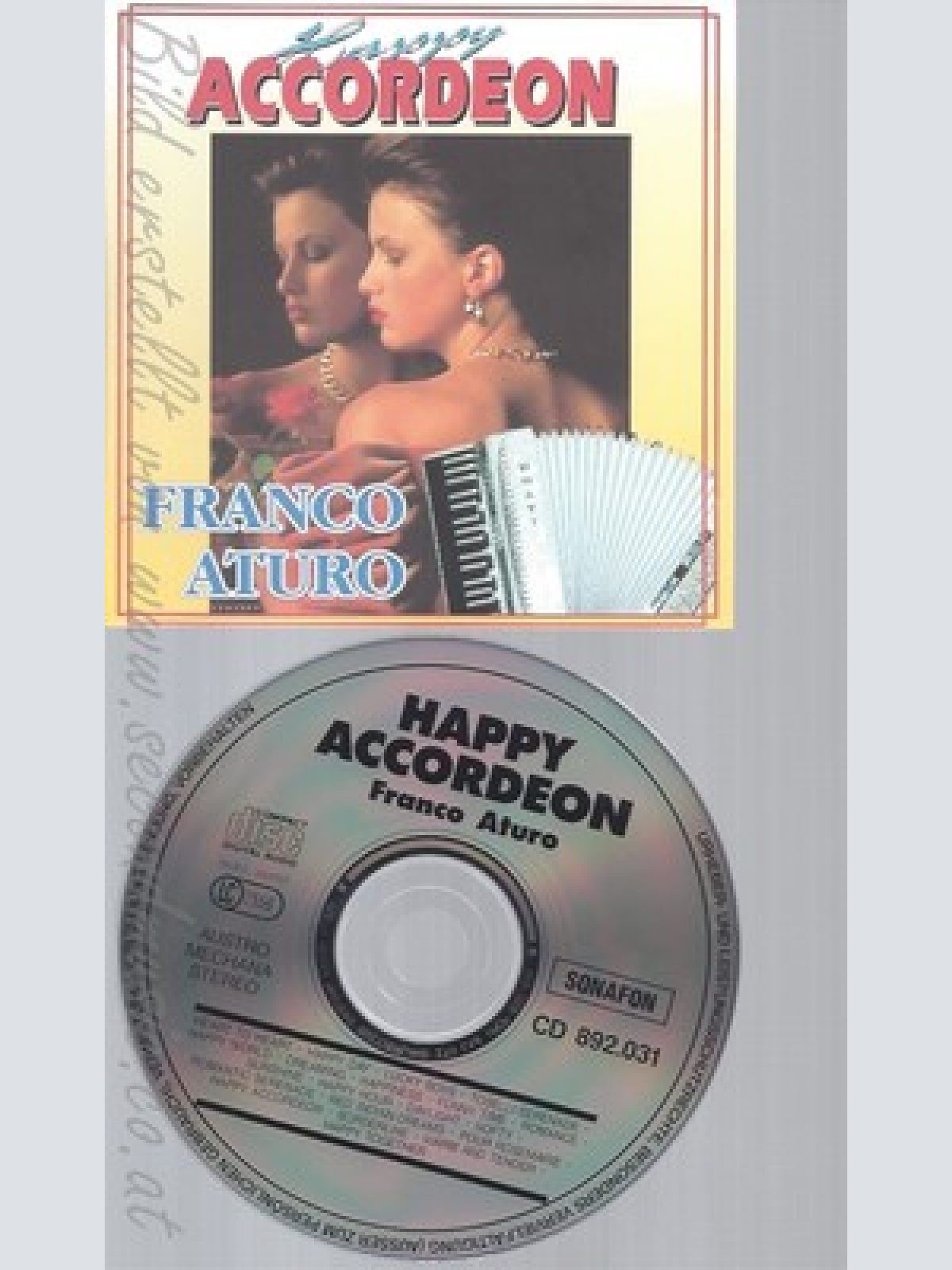 CD--FRANCO ATURO--HAPPY ACCORDEON