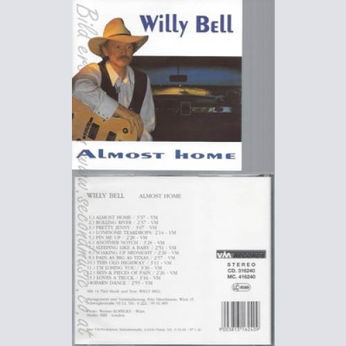 CD--WILLY BELL--ALMOST HOME--