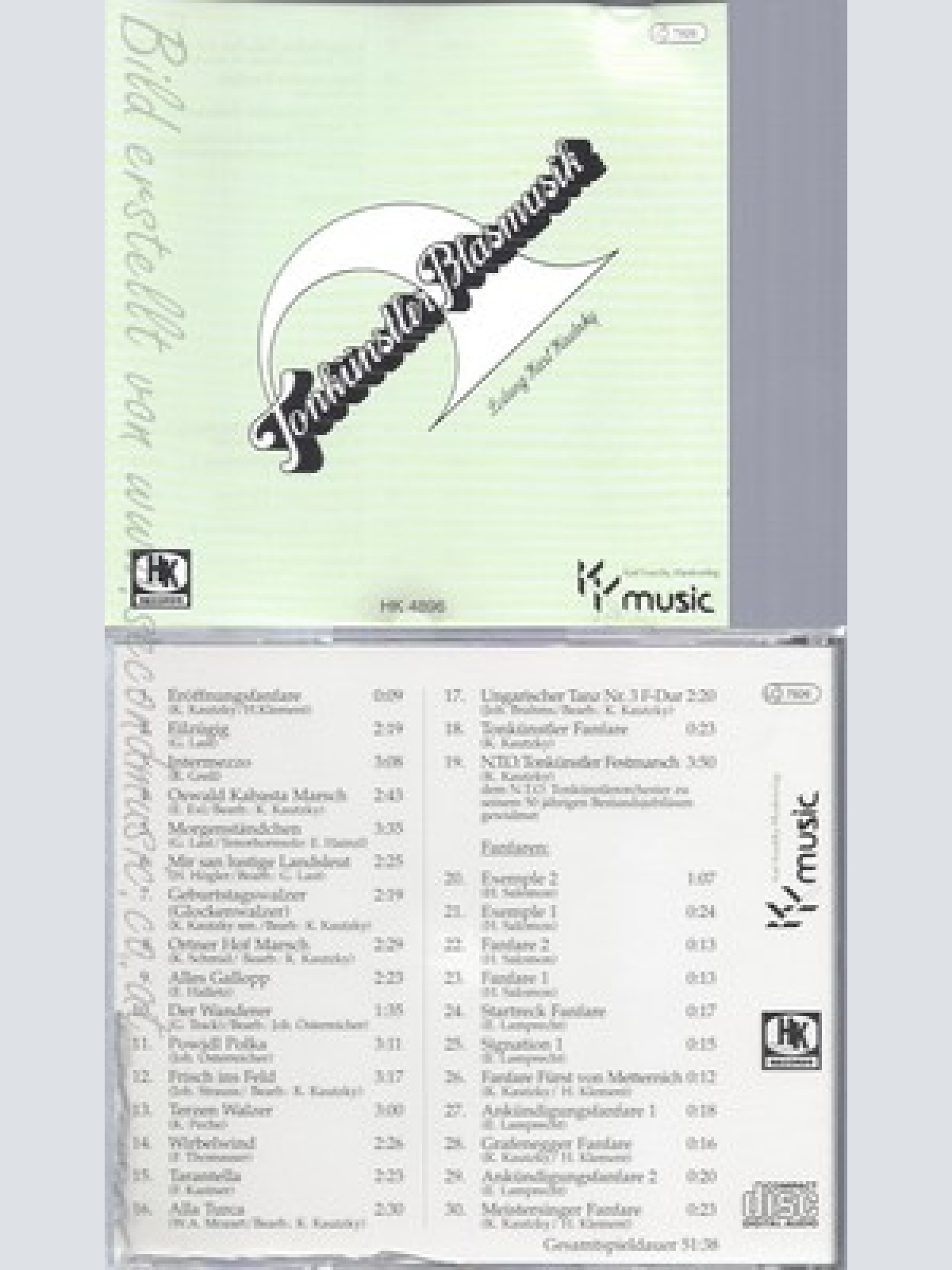 CD--TONKÜNSTLER BLASMUSIK--LEITUNG KARL KAUTZKY