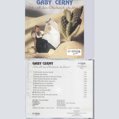 CD--GABY CERNY--ICH WILL DEN ÖSTERREICHER ALS MANN--