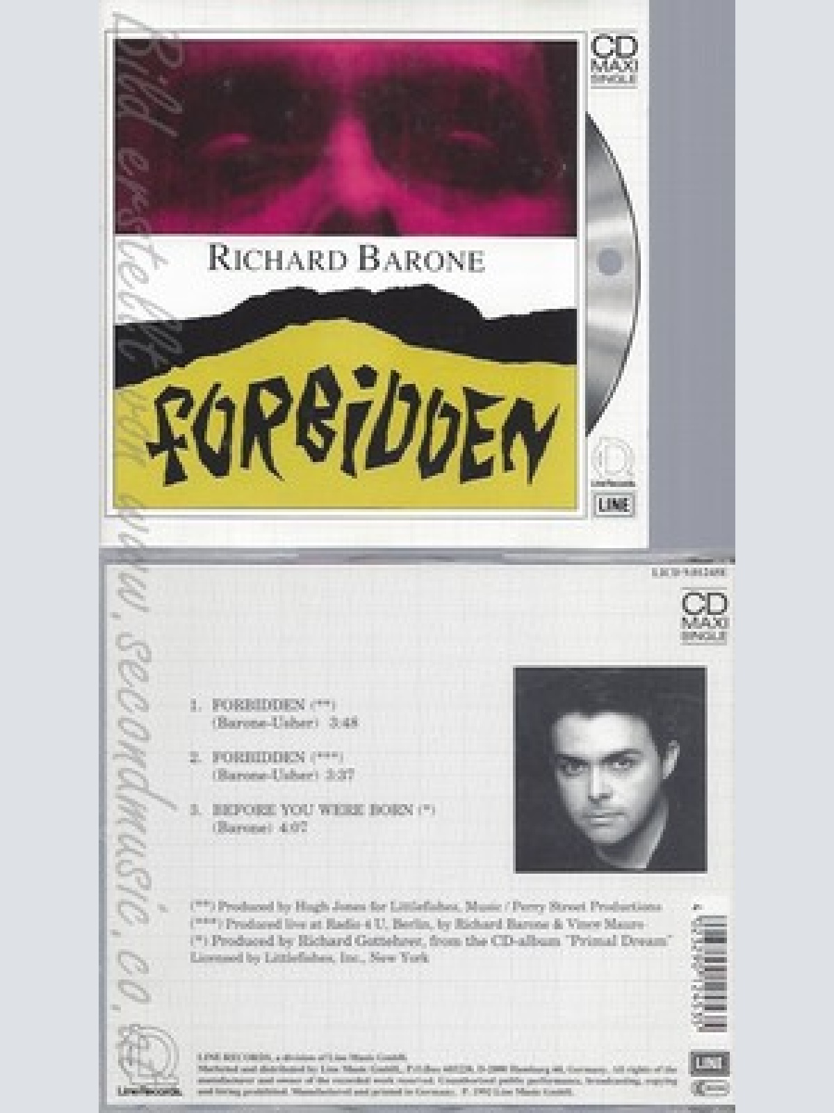 CD--RICHARD BARONE - SINGLE -- FORBIDDEN