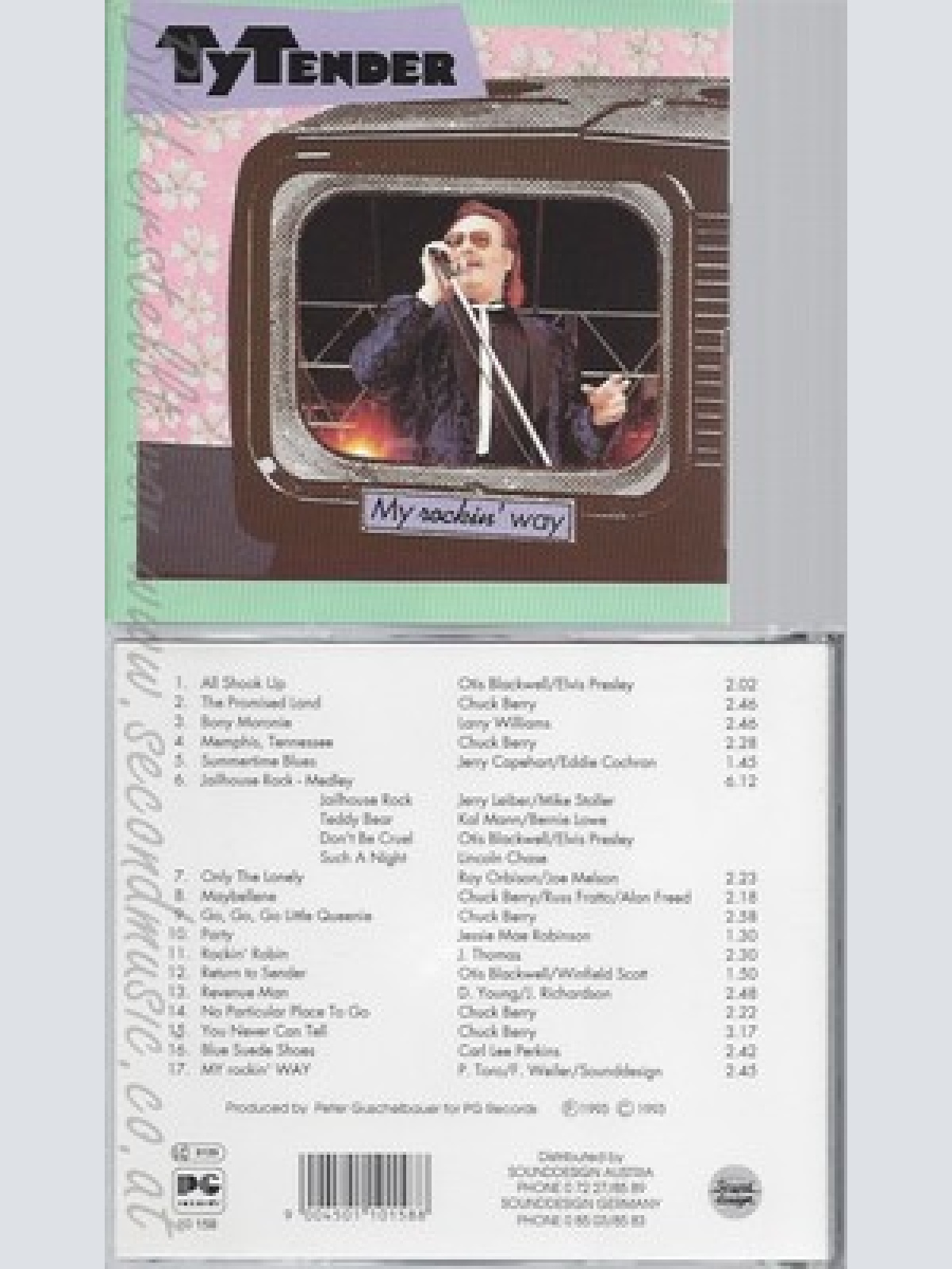 CD--TY TENDER -- -- MY ROCKIN' WAY