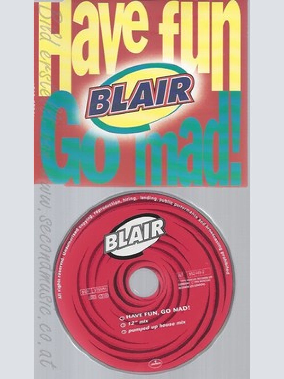 CD--BLAIR - SINGLE -- HAVE FUN - GO MAD!