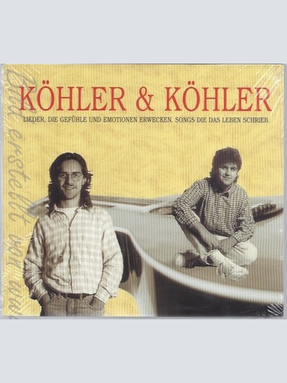 CD--KÖHLER & KÖHLER--LIEDER DIE GEFÜHLE UND EMOTIONEN ERWECKEN -DIGI