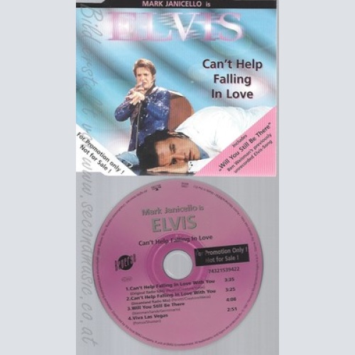 CD--MARK JANICELLO IS --ELVIS--VAN'T HELP FALLING IN LOVE --PROMO