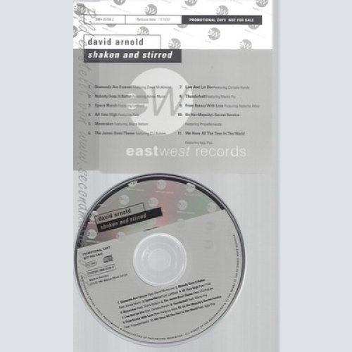 CD--DAVID ARNOLD--SHAKEN AND STIRRED--PROMO