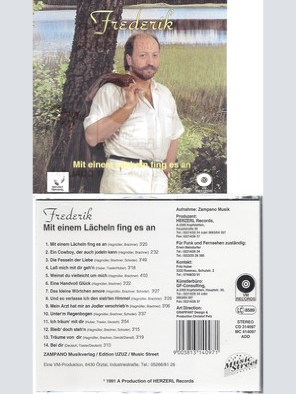 CD--FREDERIK--MIT EINEM LAECHELN FING ES AN