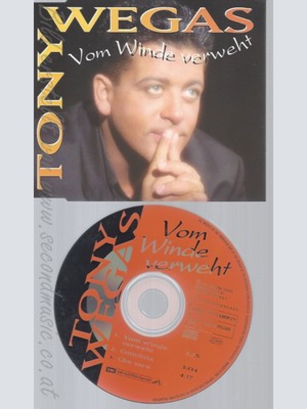 CD--TONY WEGAS -- --- VOM WINDE VERWEHT