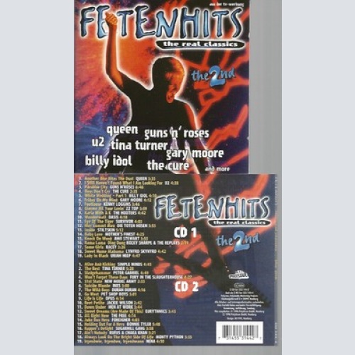 CD--VARIOUS -- --2CD -- FETENHITS - THE REAL CLASSICS VOL. 2--THE 2ND