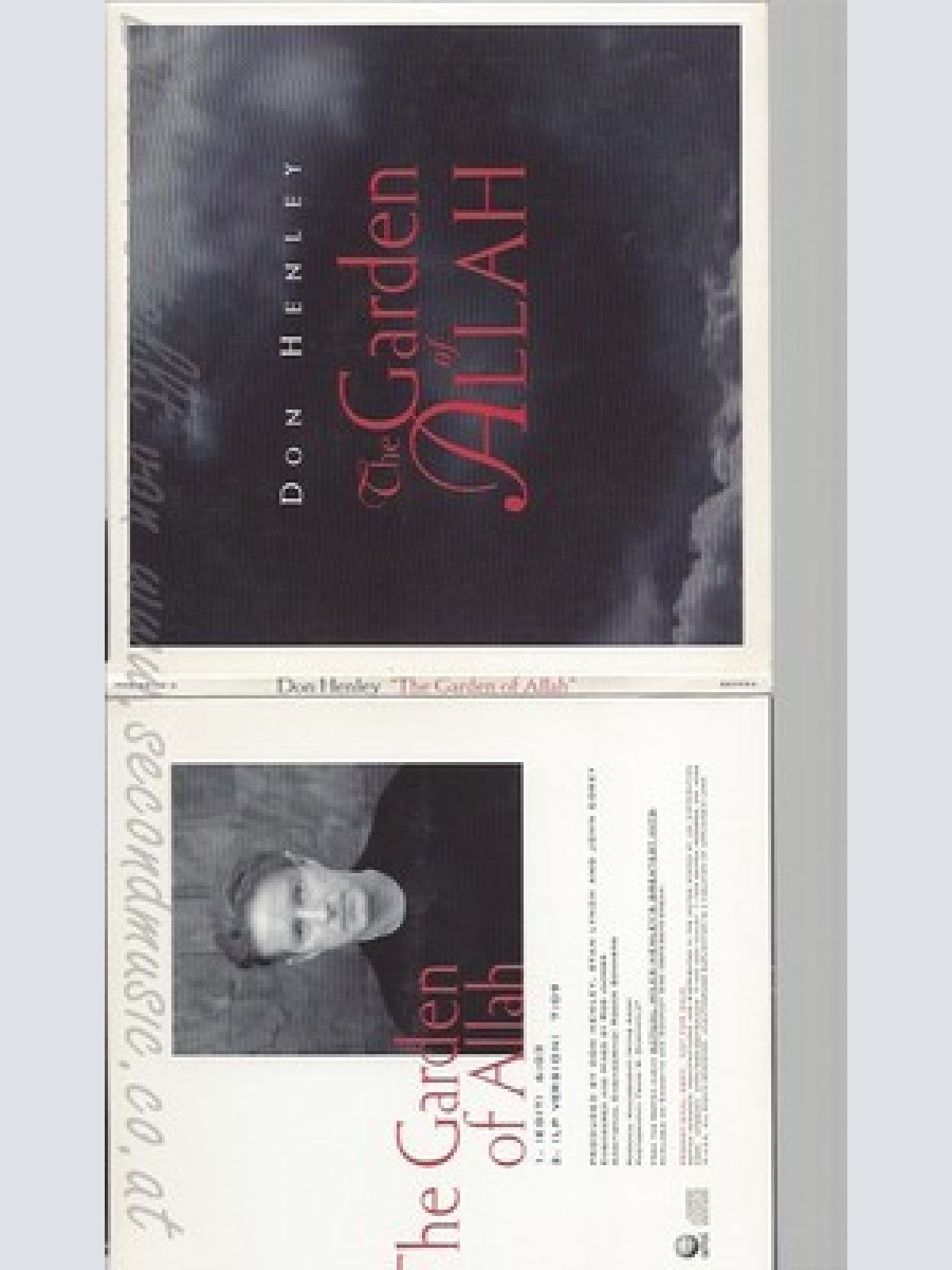 CD--DON HENLEY--THE GARDEN OF ALLAH--PROMO