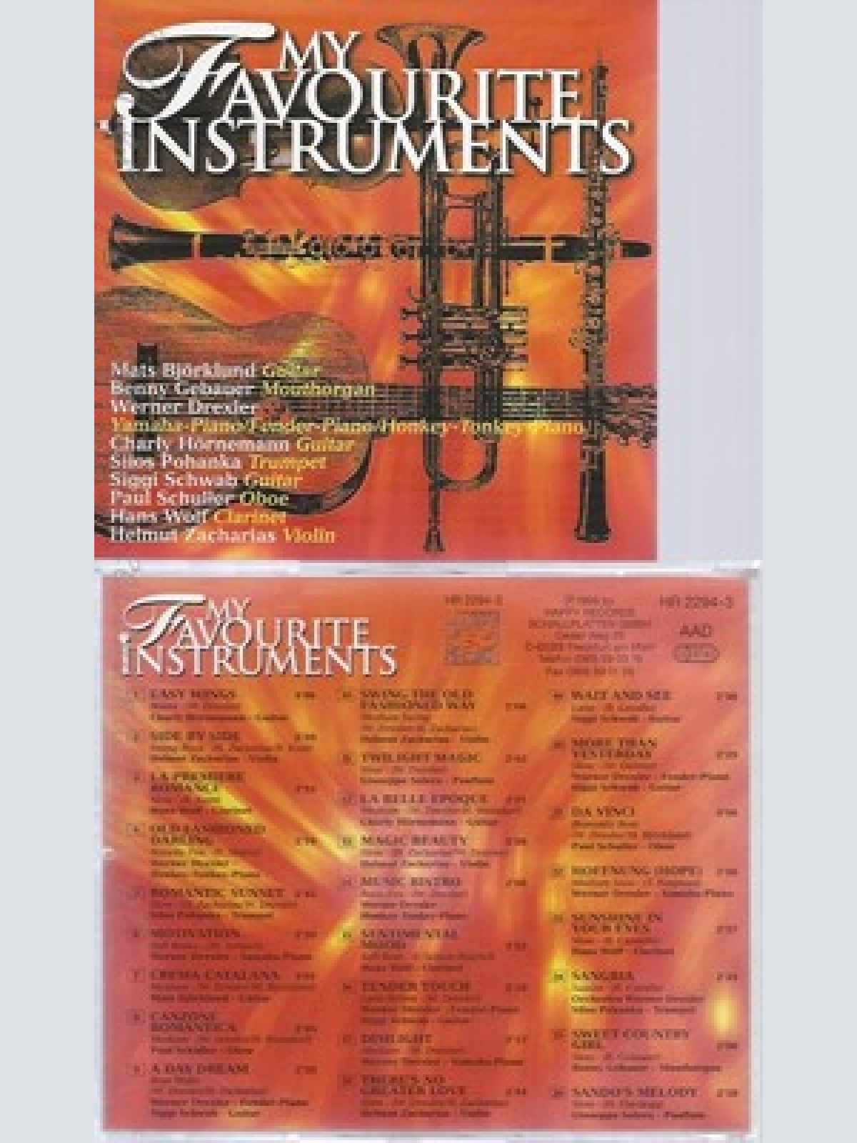 CD--MY FAVOURITE INSTRUMENTS