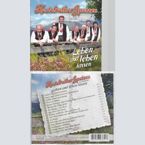 CD--KASTELRUTHER SPATZEN -- -- LEBEN UND LEBEN LASSEN