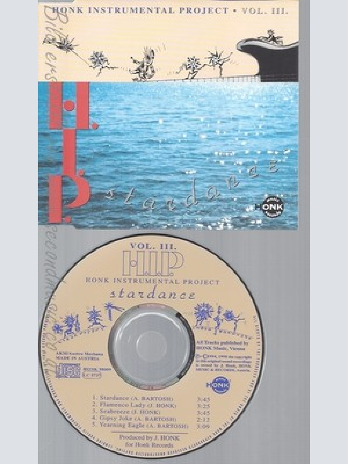 CD--HONK INSTRUMENTAL PROJECT VOL III--STARDANCE