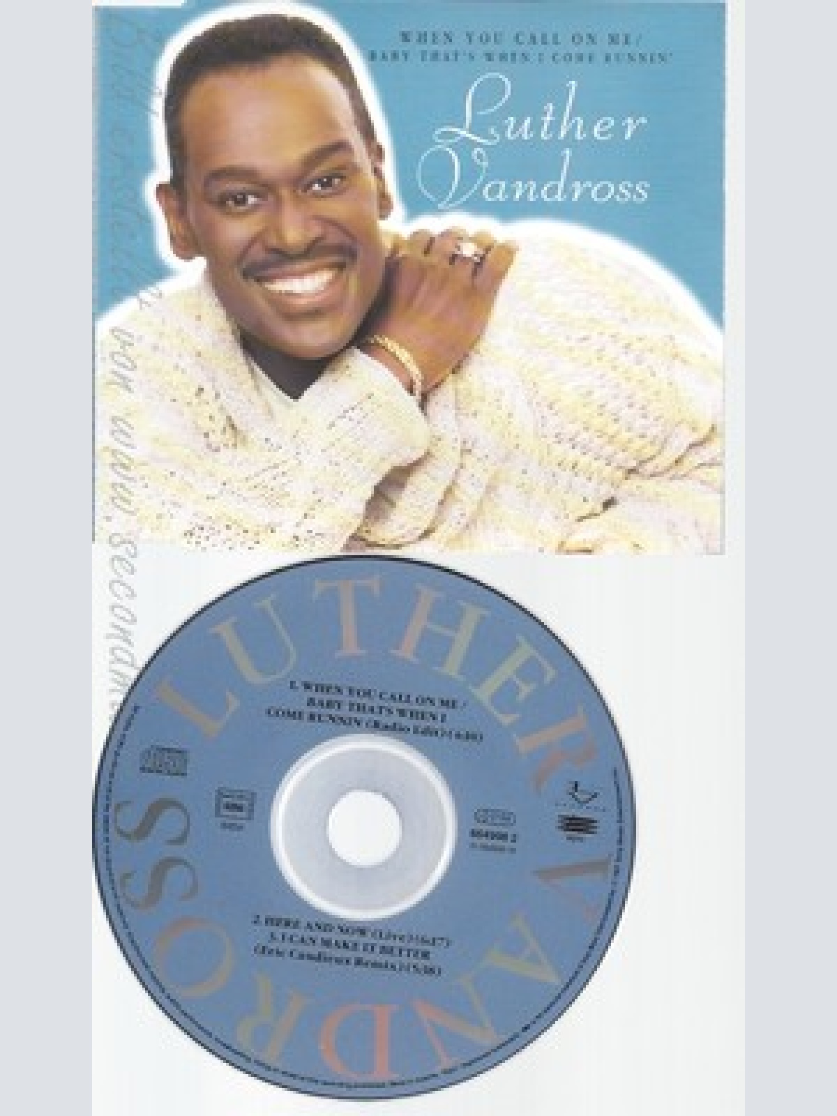 CD--LUTHER VANDROSS -- --- WHEN YOU CALL ON ME