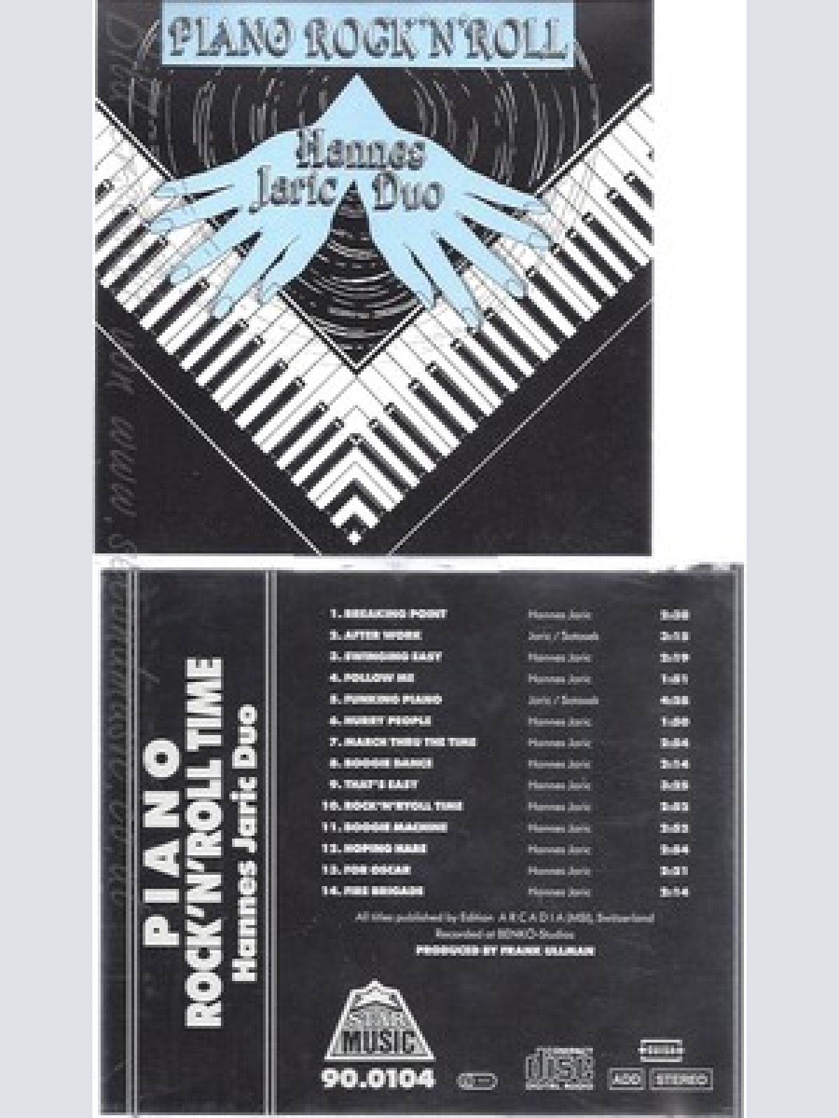CD--HANNES JARIC DUO--PIANO ROCK N ROLL