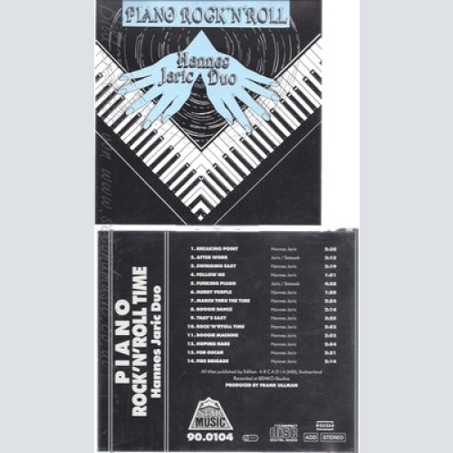 CD--HANNES JARIC DUO--PIANO ROCK N ROLL