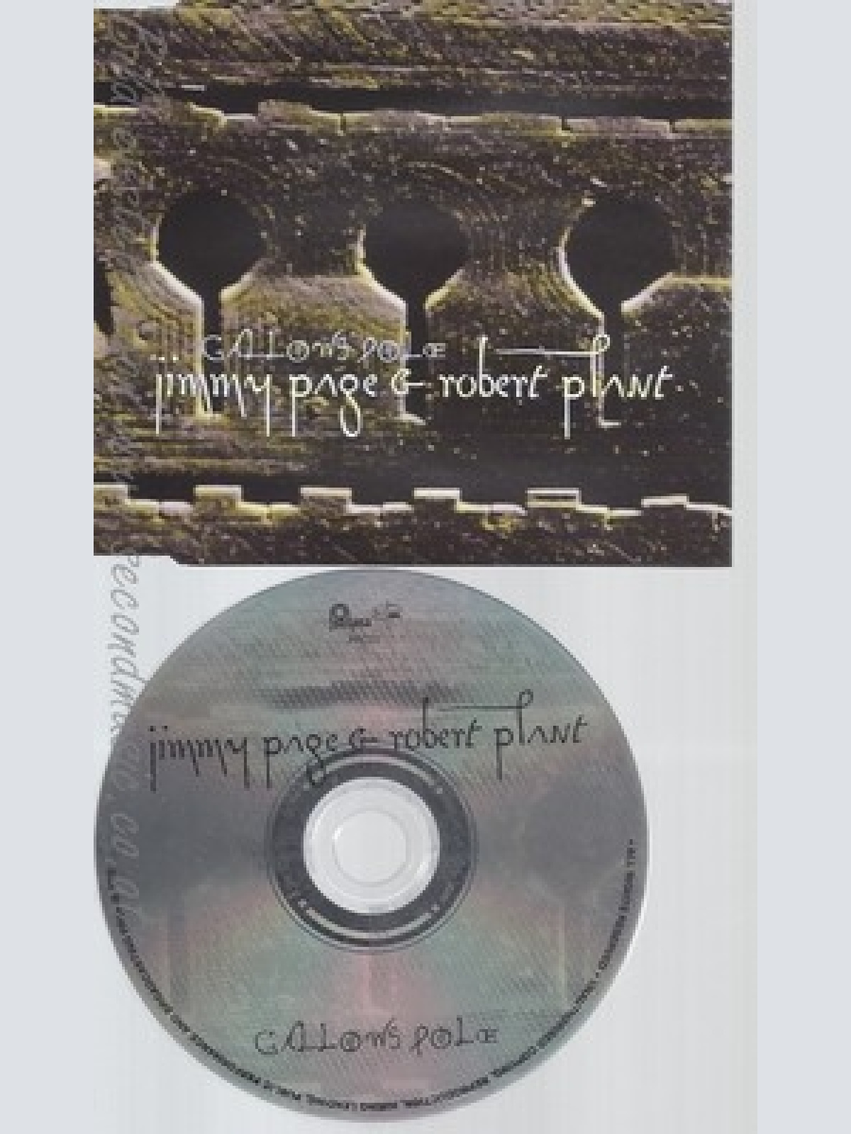 CD--JIMMY PAGE--ROBERT PLANT--GALLOWS POLE--PROMO