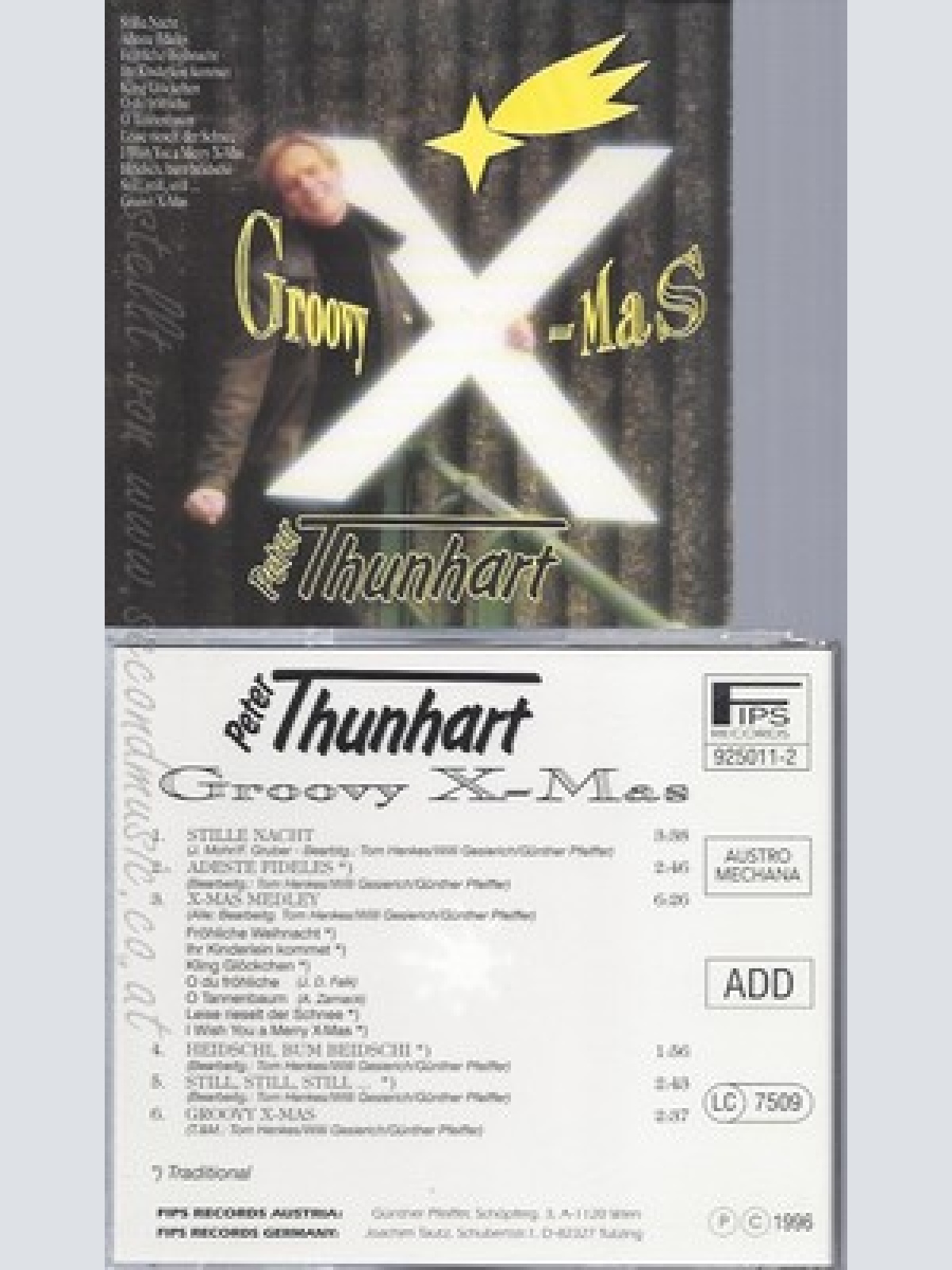 CD--PETER THUNHART--GROOVY X-MAS