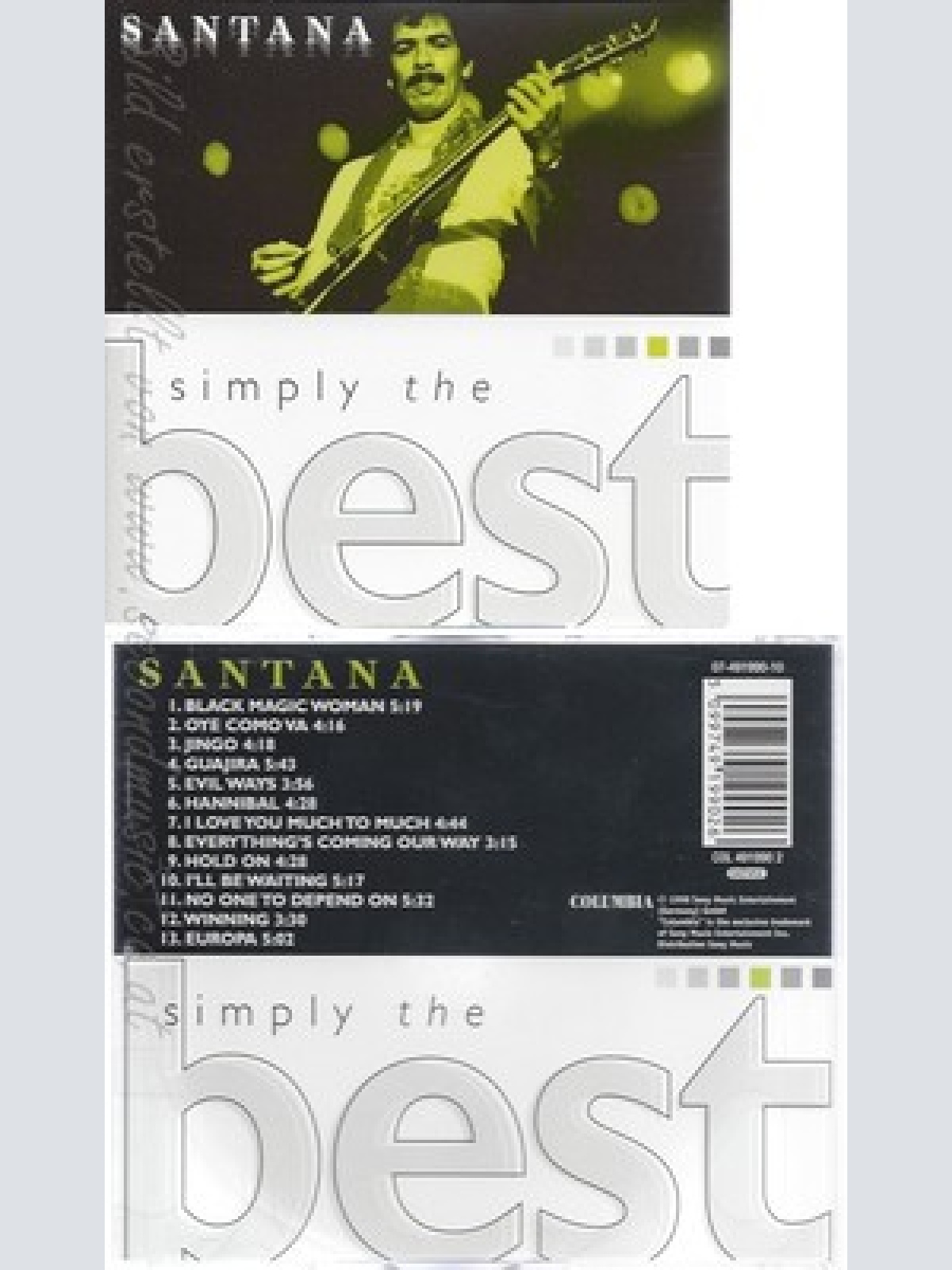 CD--SANTANA -- -- SIMPLY THE BEST
