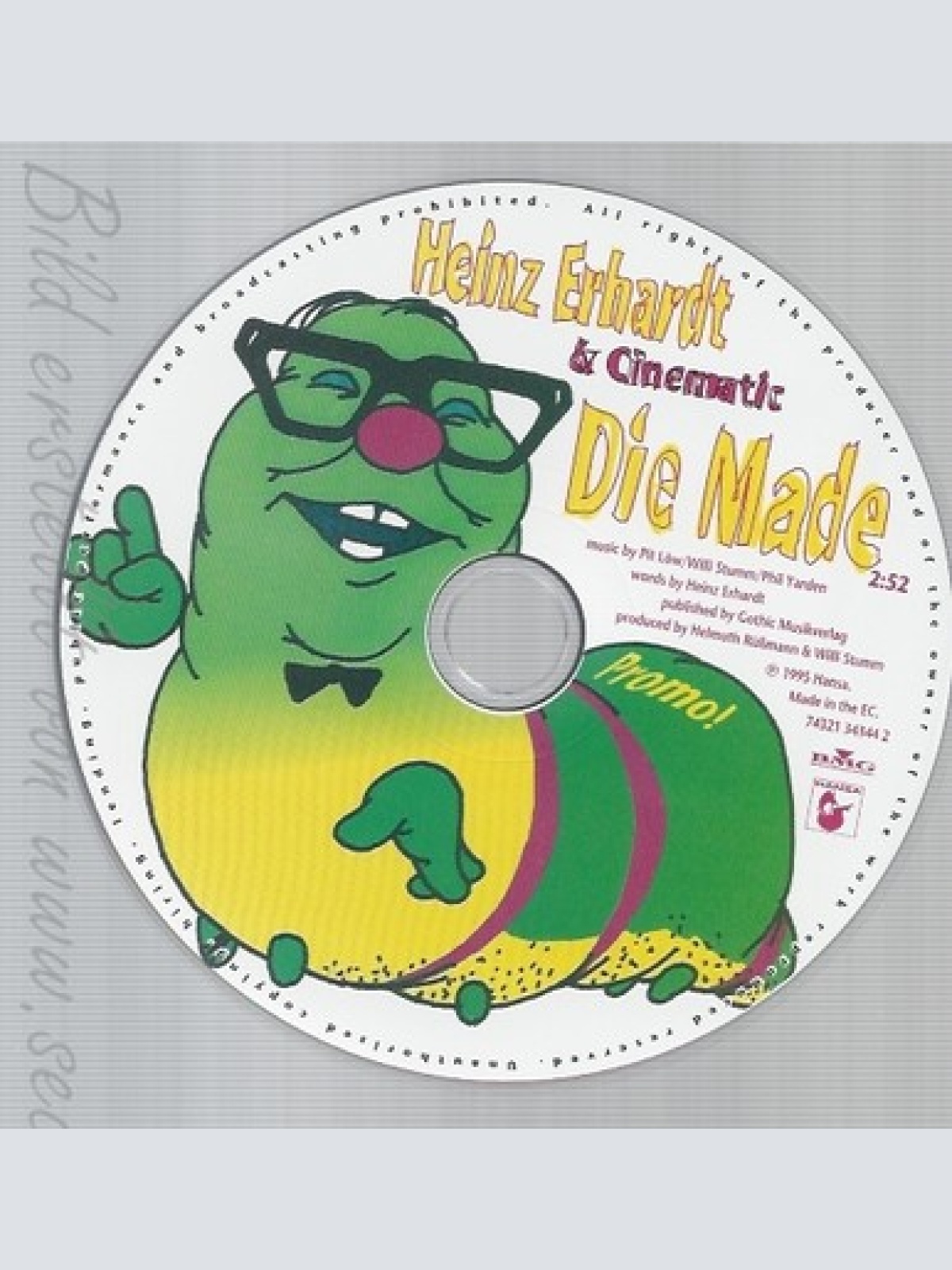 CD--HEINZ ERHARDT & CINEMATIC--DIE MADE--
