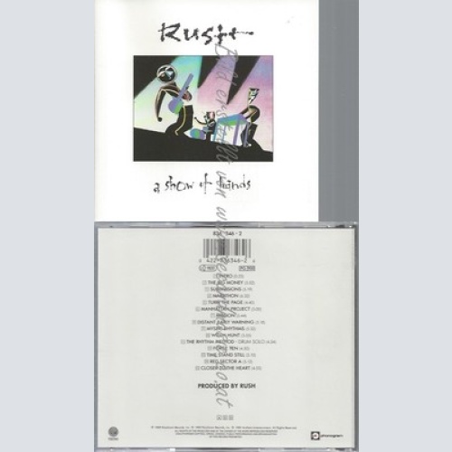 CD--RUSH -- -- A SHOW OF HANDS --VERTIGO SWIRL