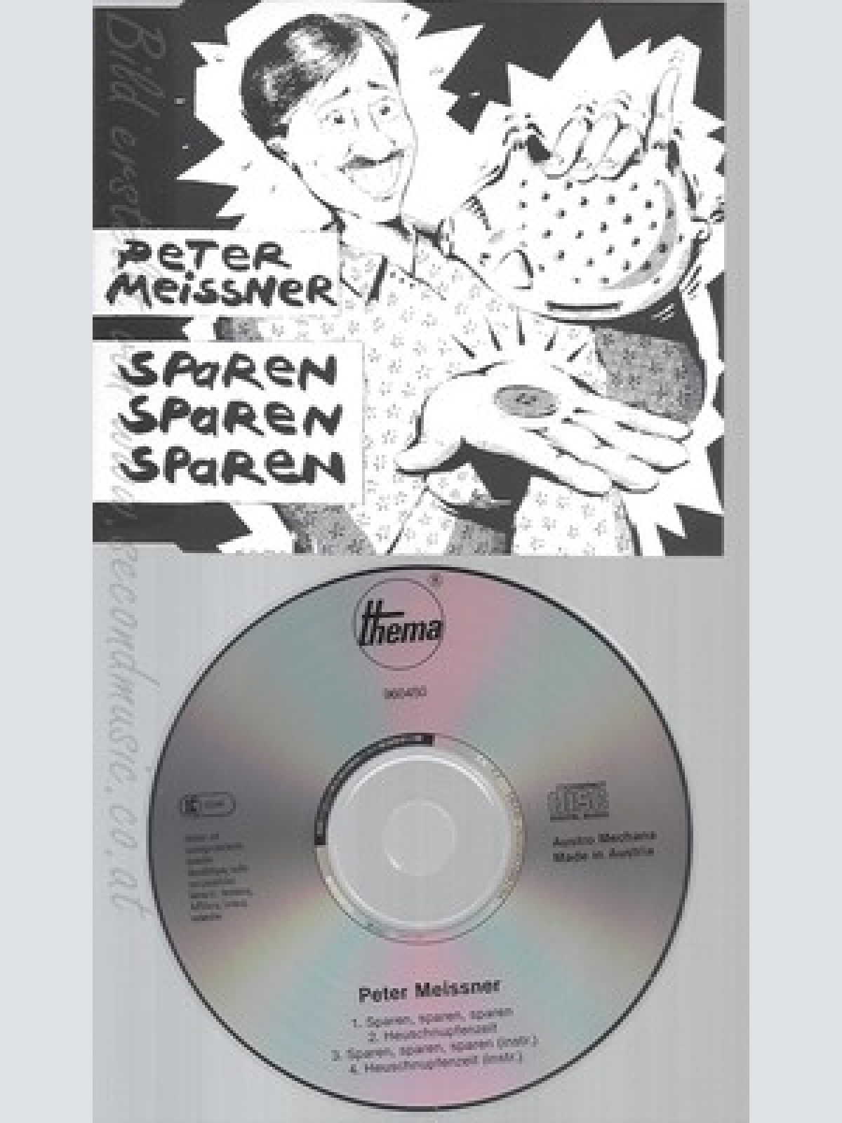 CD--PETER MEISSNER--SPAREN SPAREN--
