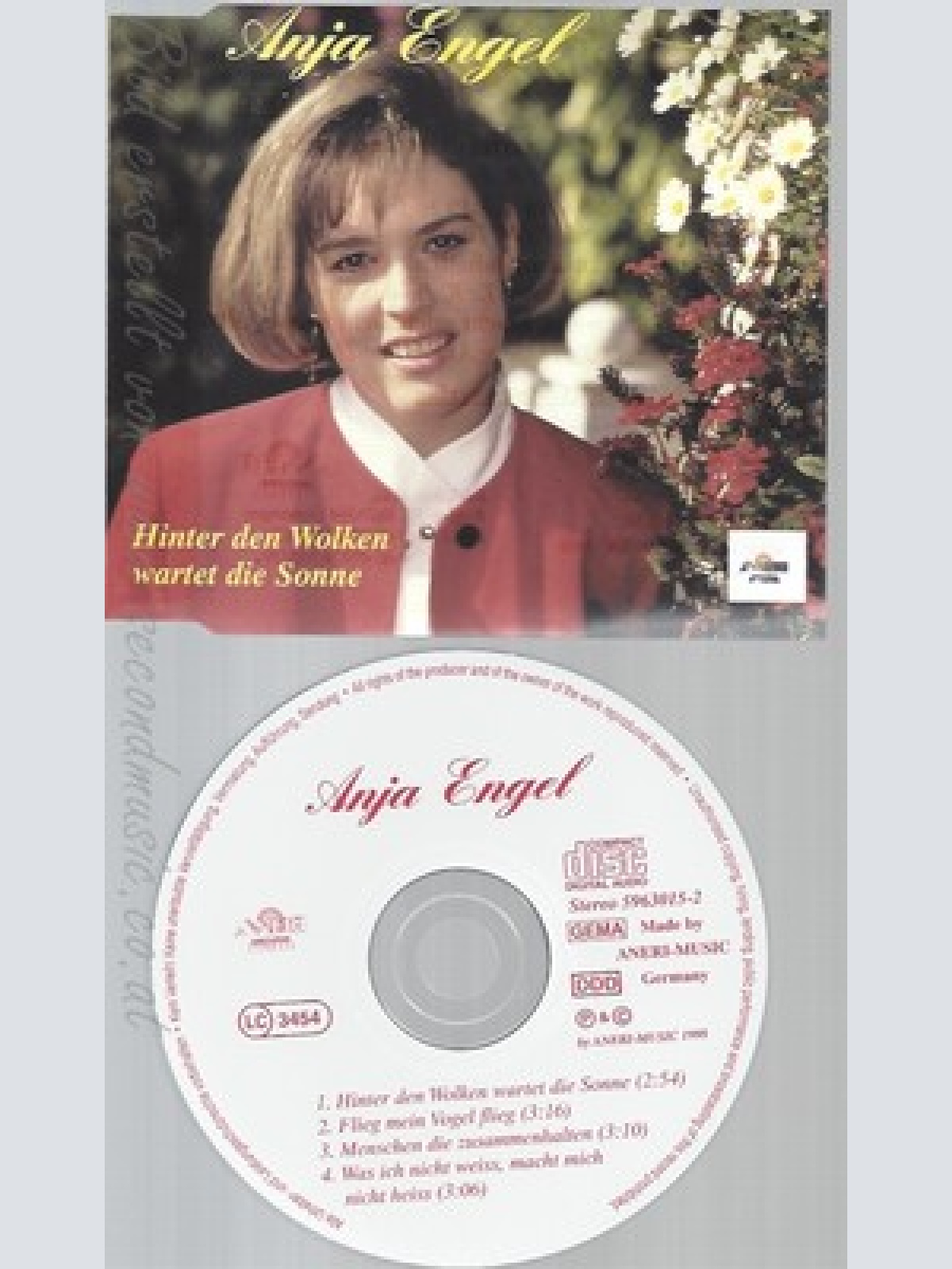 CD--ANJA ENGEL--HINTER DEN WOLKEN WARTET DIE SONNE