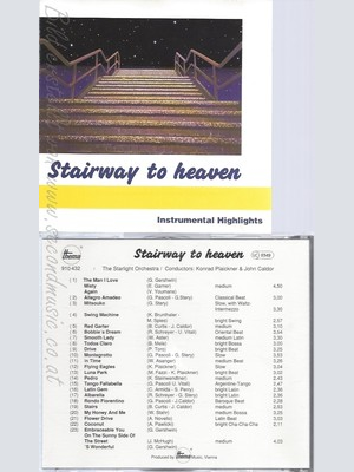 CD--STAIRWAY TO HEAVEN--INSTRUMENTAL HIGHLIGHTS