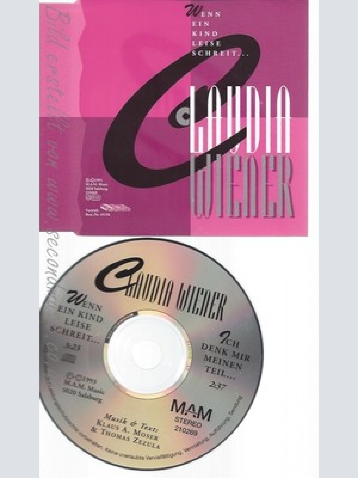 CD--CLUDIA WIENER--WENN EIN KIND LEISE SCHREIT