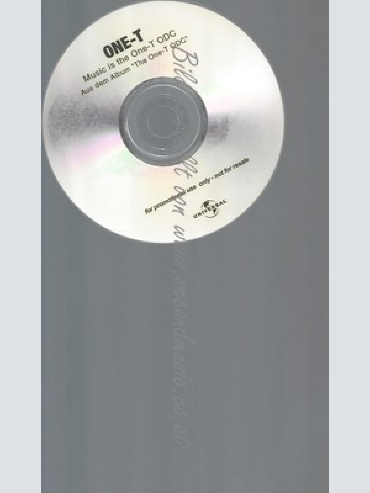CD--PROMO--ONE-T--MUSIC IS THE ONE-T ODC