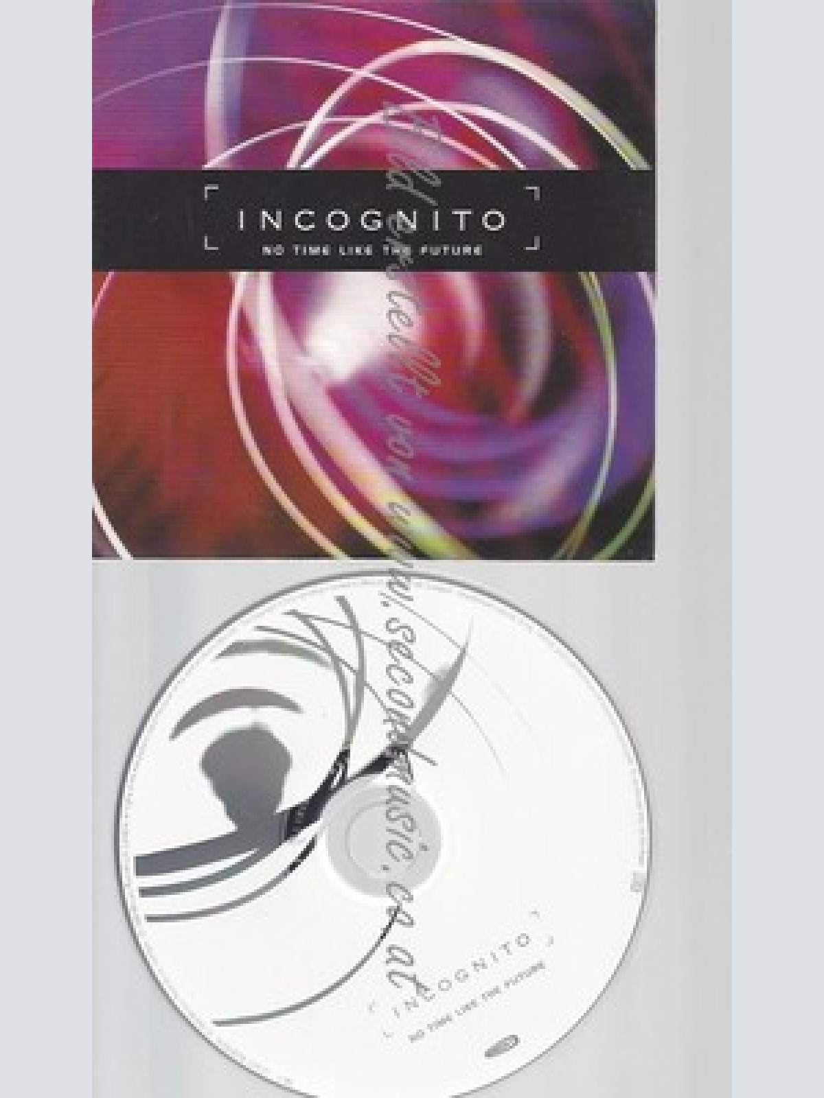 CD--PROMO--INCOGNITO--NO TIME LIKE THE FUTURE--10 TRACKS