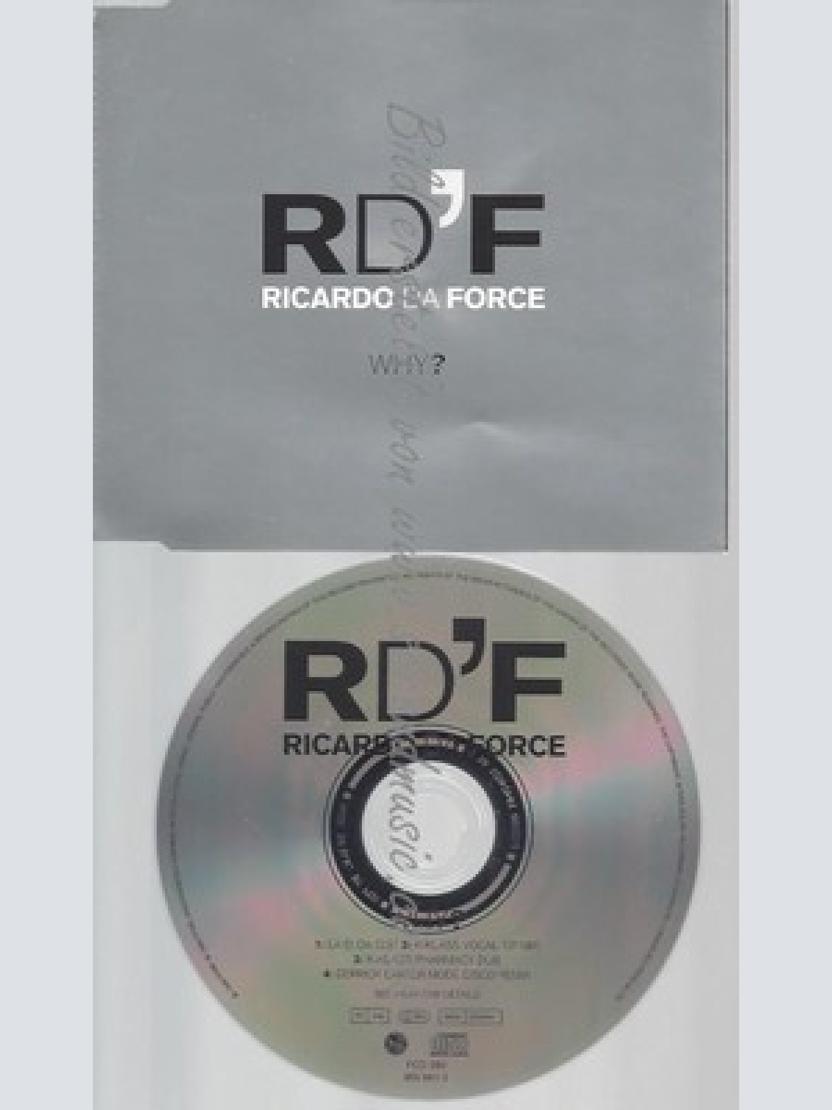 CD--PROMO--RICARDO DA FORCE--WHY