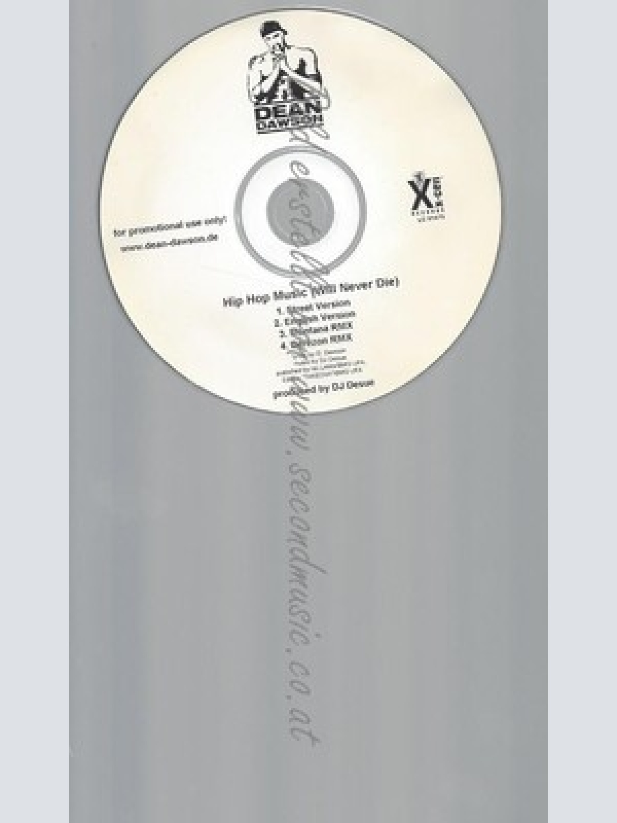 CD--PROMO--DEAN DAWSON--HIP HOP MUSIC WILL NEVER DIE