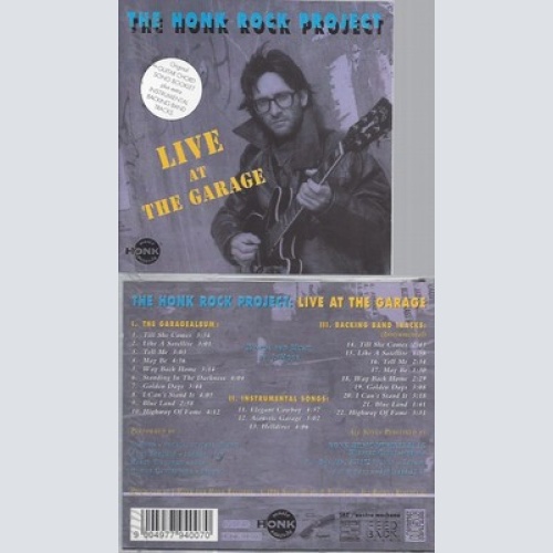 CD--HONK ROCK PROJECT -- LIVE AT THE GARAGE