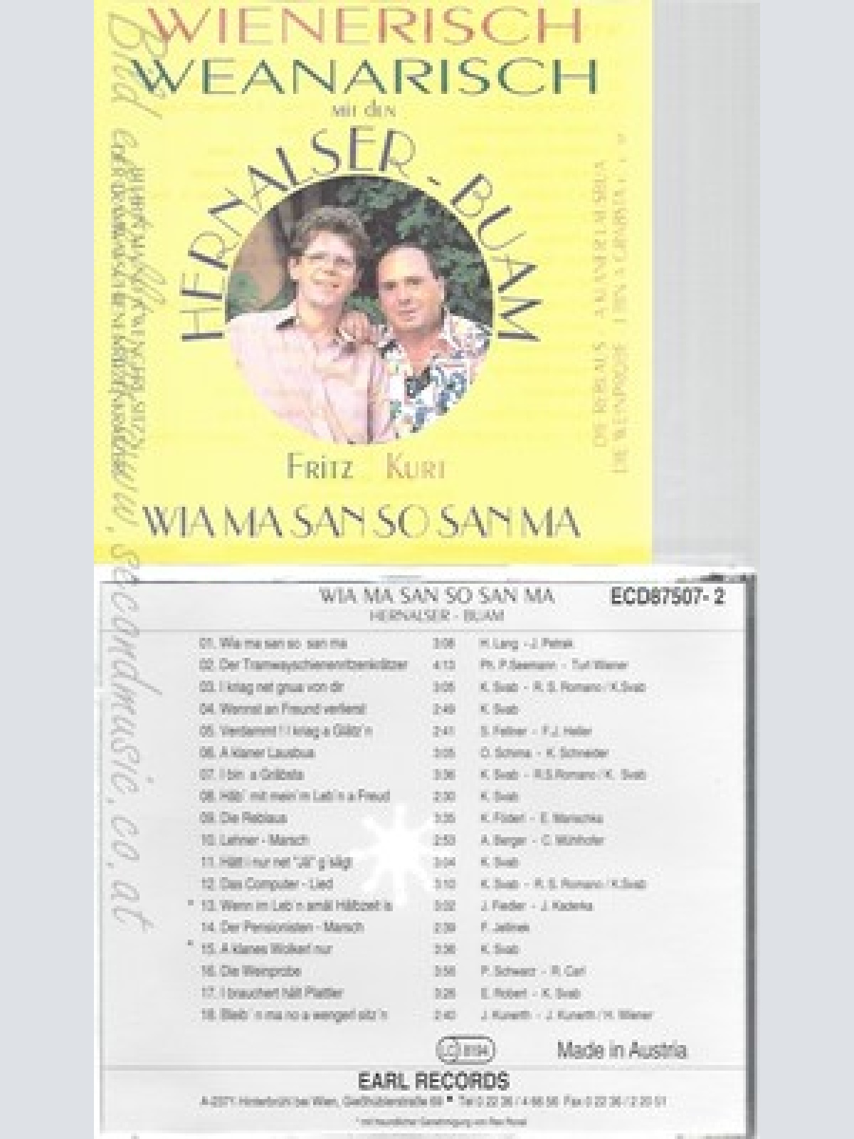 CD--HERNALSER BUAM--WIENERISCH