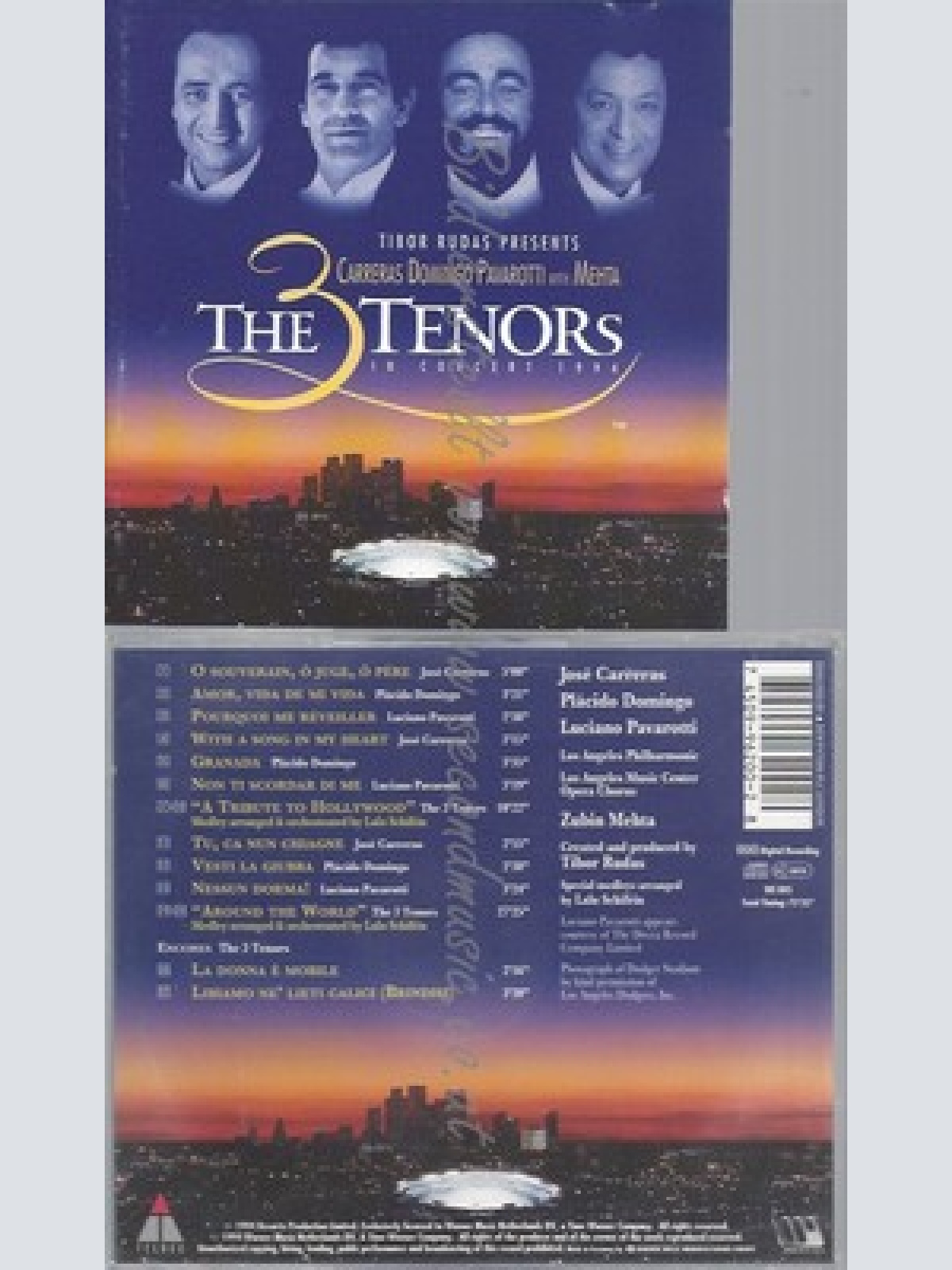 CD--CARRERAS, DOMINGO, PAVAROTTI UND VARIOUS ---THE 3 TENORS