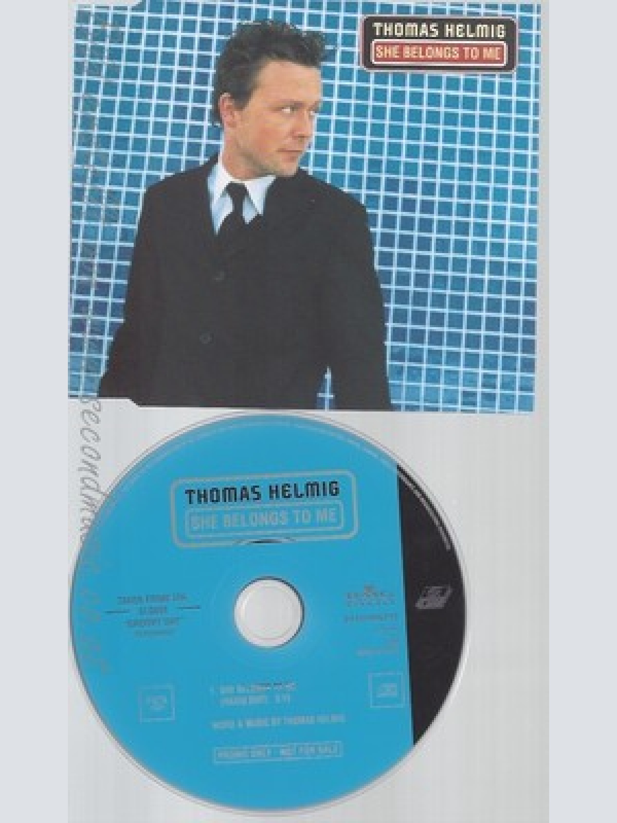 CD--THOMAS HELMIG--SHE BELONGS TO ME --PROMO