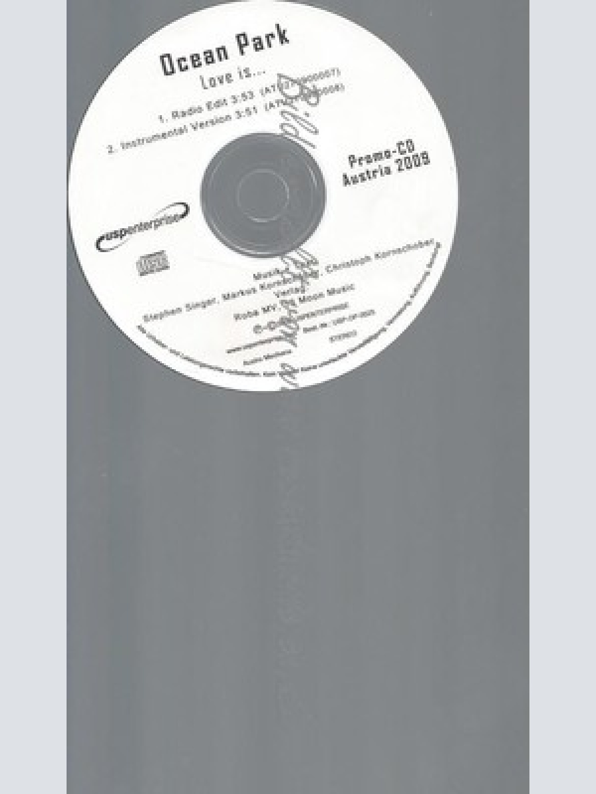 CD--PROMO--OCEAN PARK--LOVE IS