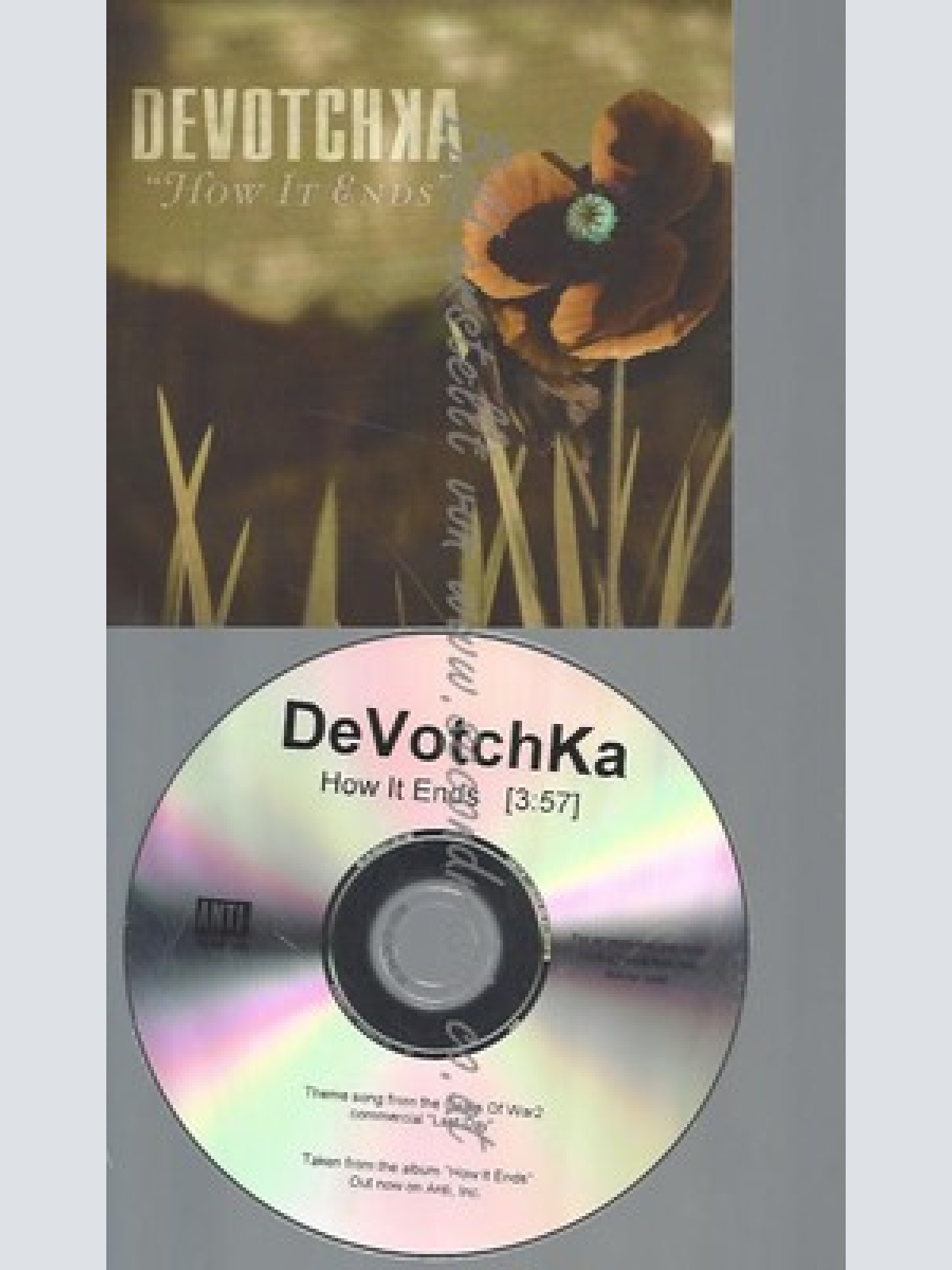 CD--PROMO--DE VOTCHKA--HOW IT ENDS