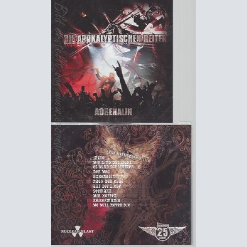 CD--DIE APOKALYPTISCHEN REITER--ADRENALIN