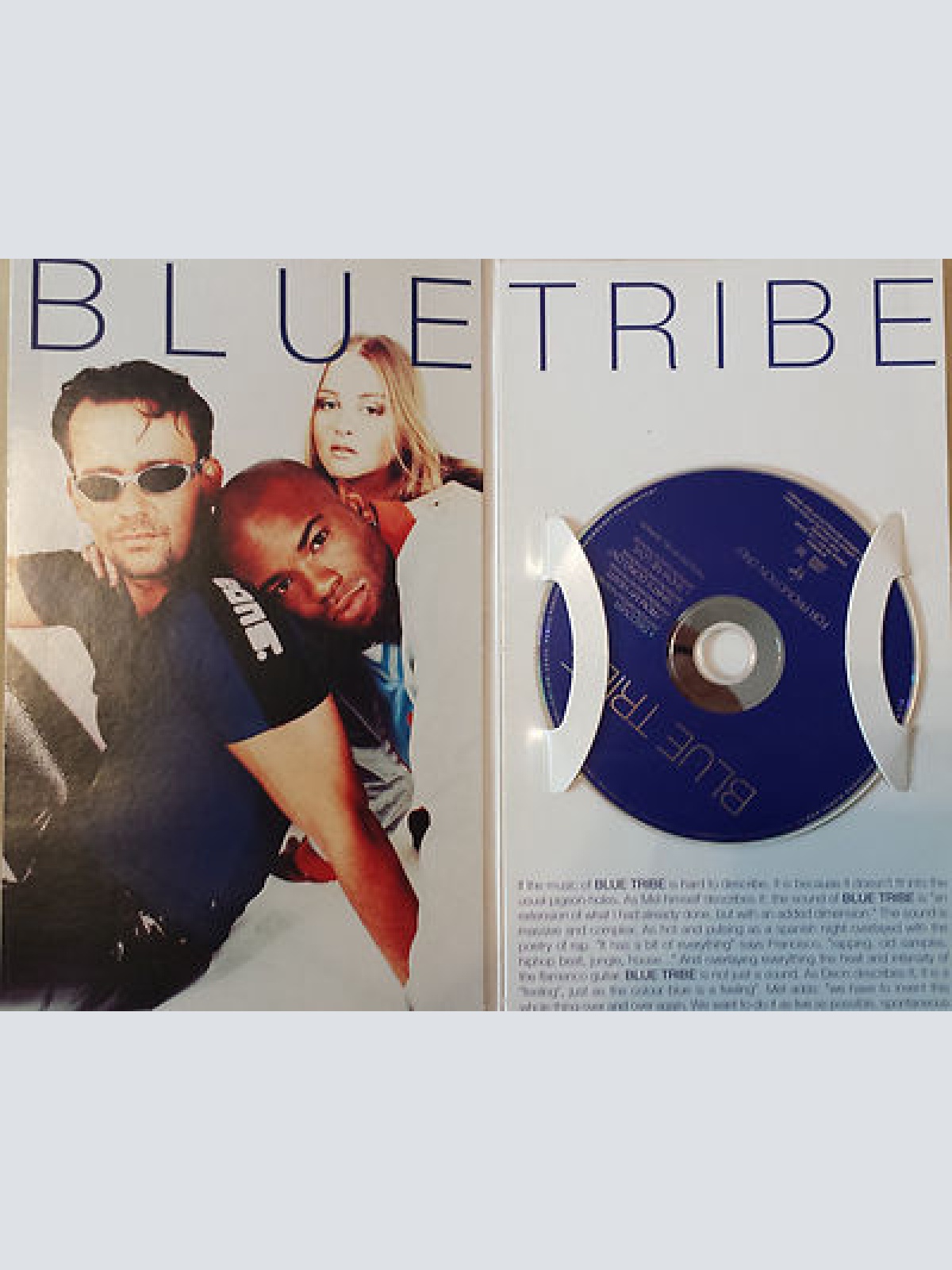 CD--BLUE TRIBE--PROMO MAPPE MIT CD SINGLE