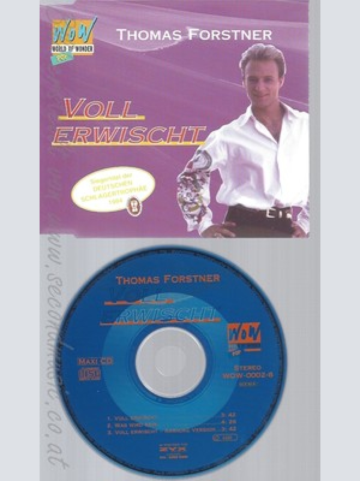 CD--THOMAS FORSTNER --- VOLL ERWISCHT