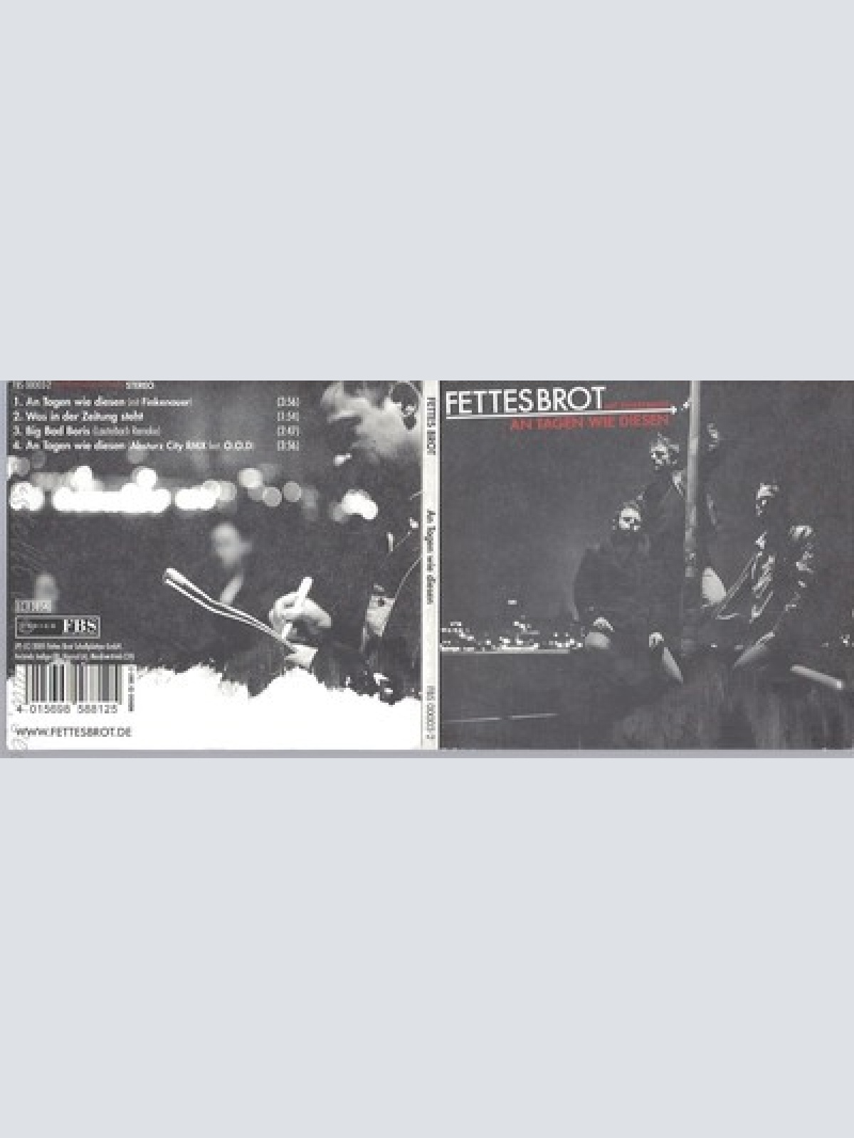 CD--FETTES BROT -- --- AN TAGEN WIE DIESEN