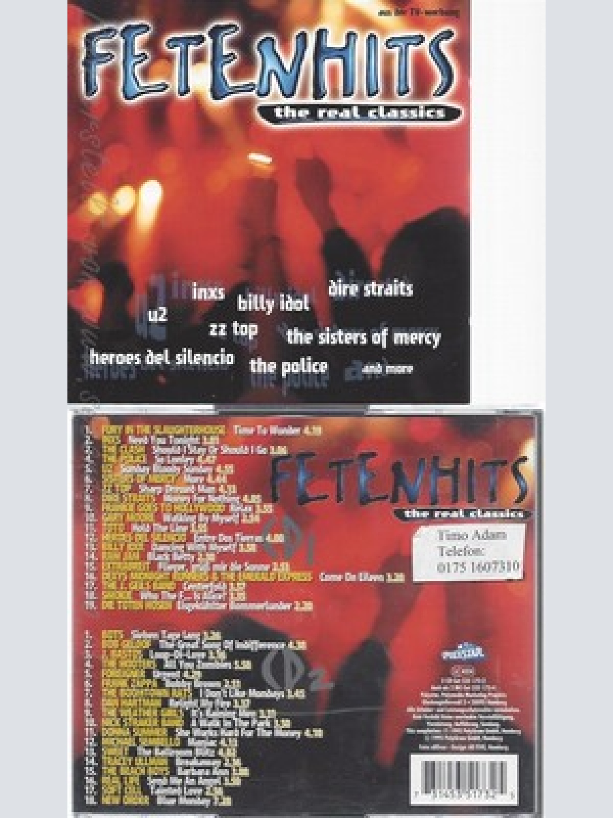 CD--VARIOUS -- --CD -- FETENHITS - THE REAL CLASSICS