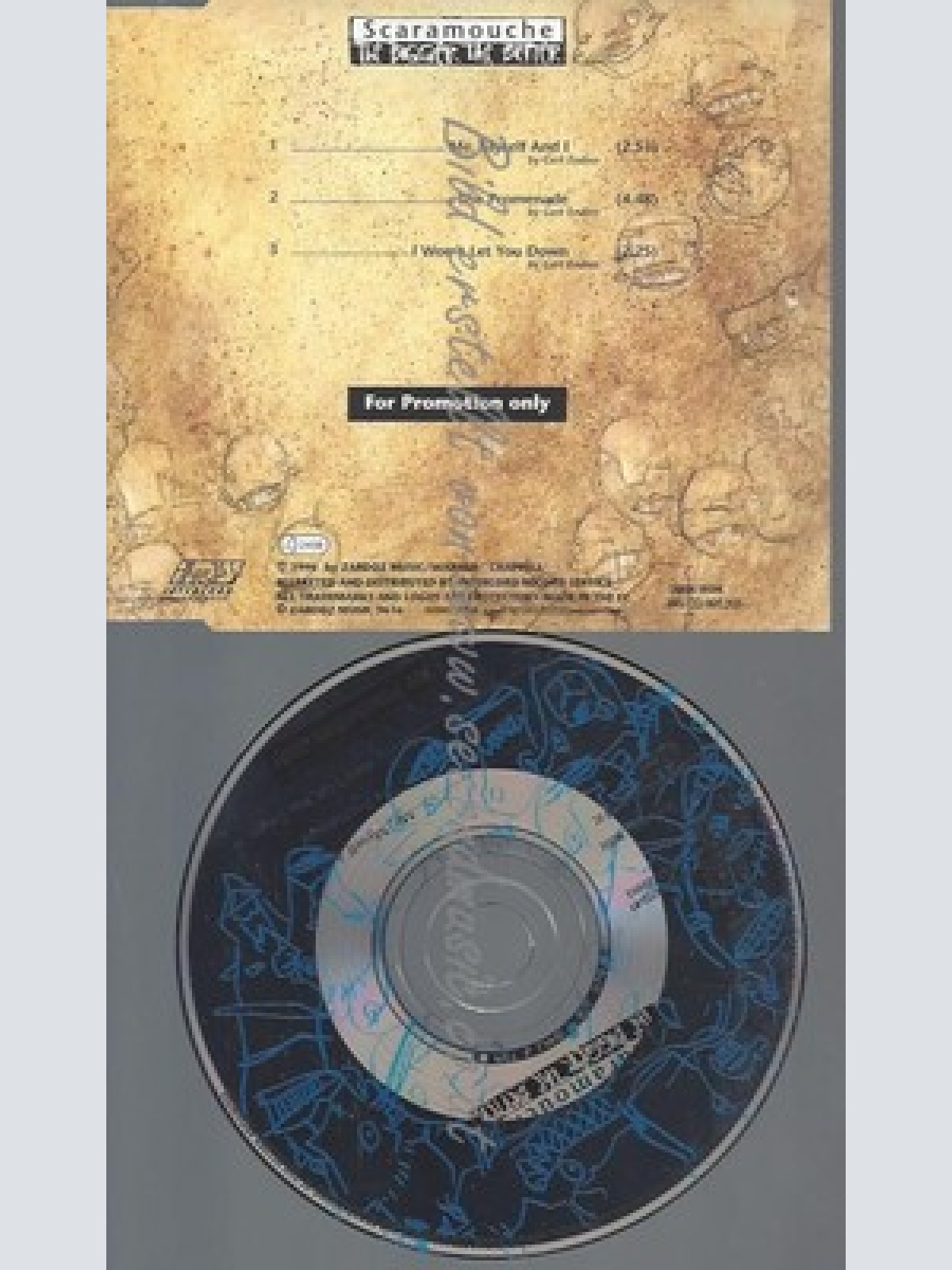 CD--PROMO--SCARAMOUCHE--ME MYSELF AND I --3 TRACKS